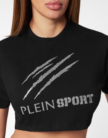 Plein Sport Top 'Scratch' in Black