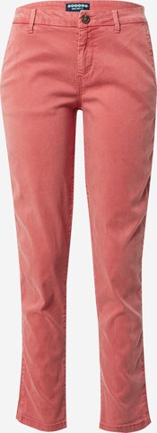 BONOBO Chino kalhoty – červená: přední strana