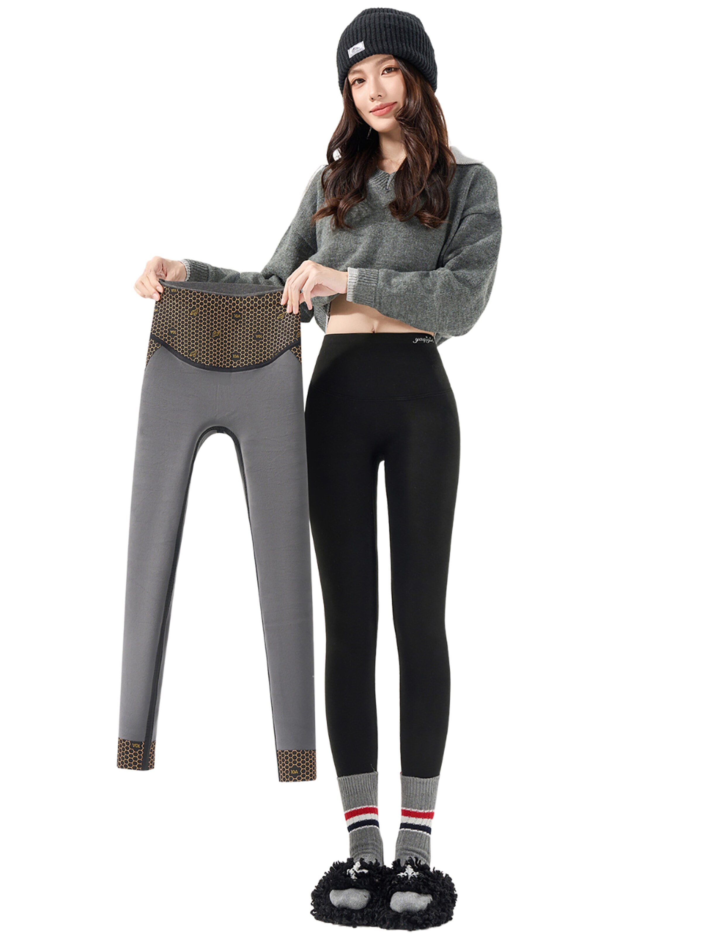 Magicshe Skinny Leggings in Black