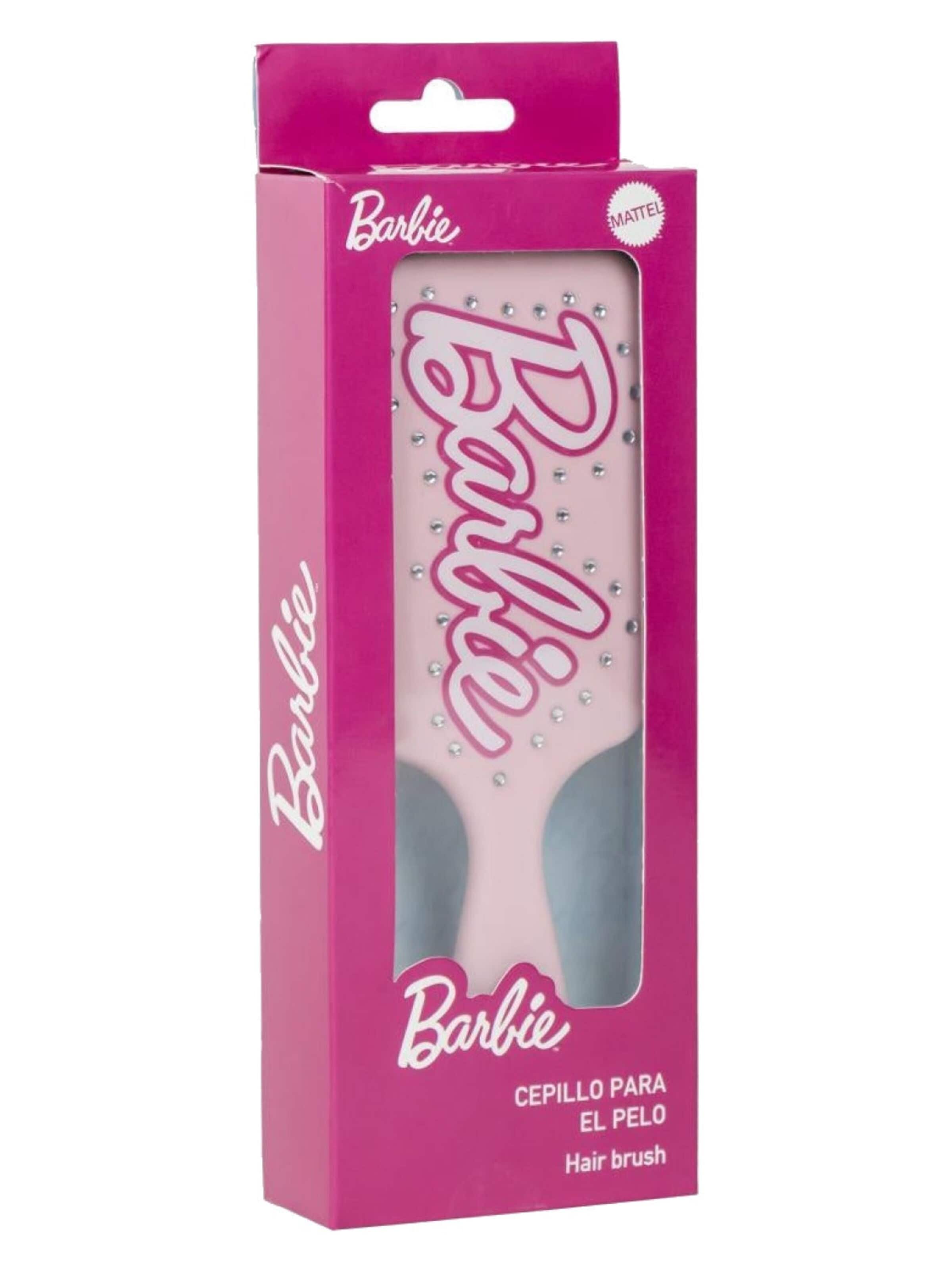 BARBIE Set 'Barbie Haarborstel Meisjes Cadeauverpakking Roze' in Roze: voorkant