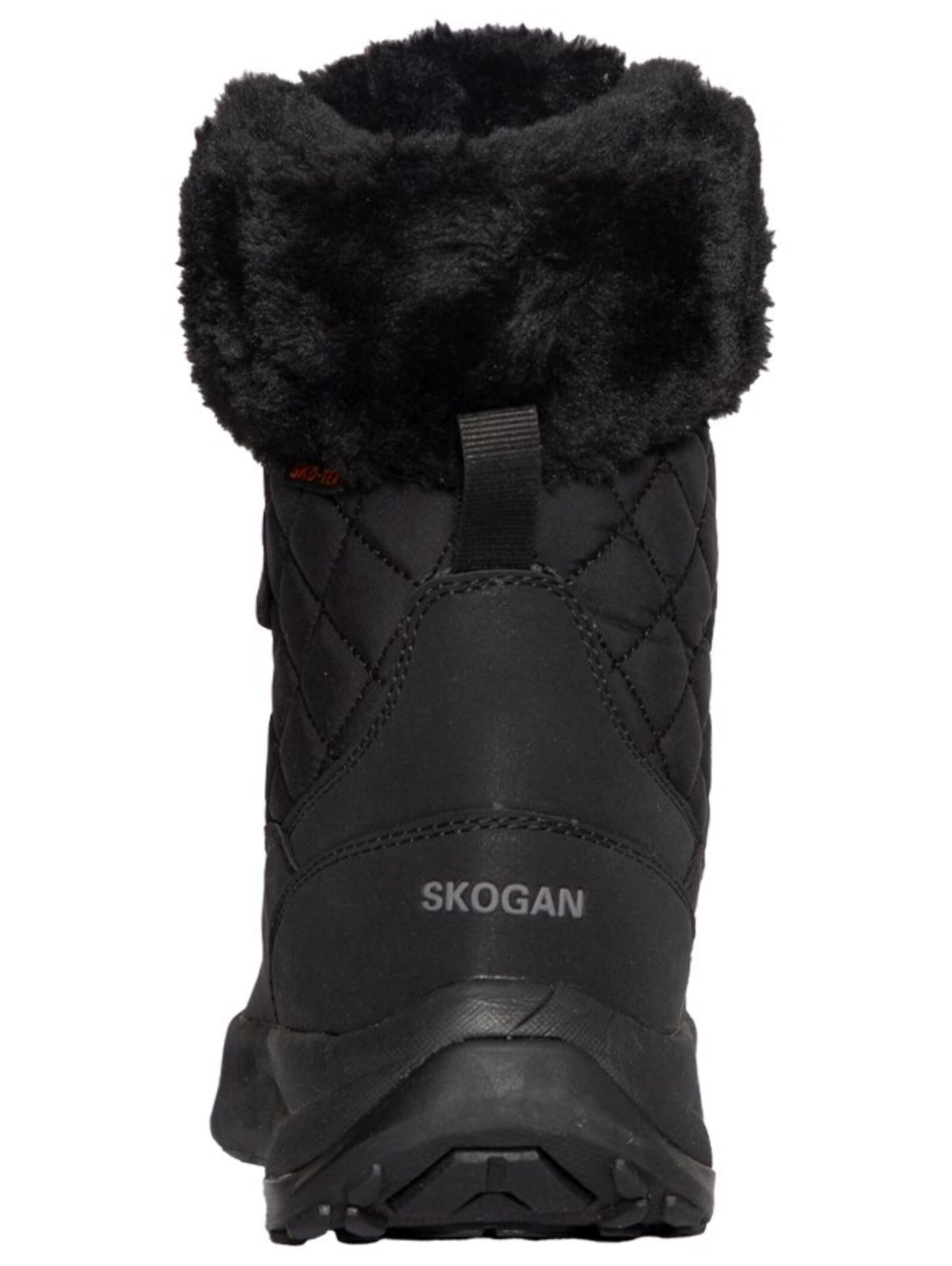 SKOGAN Snow boots in Black: back