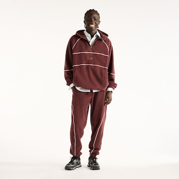 new balance Trui 'Trackside Polar Fleece Hoodie' in Rood