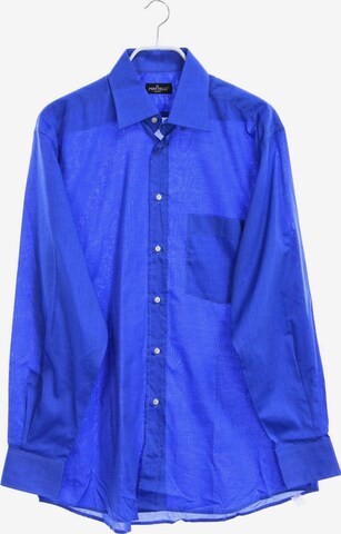 Piattelli Button Up Shirt in M in Blue: front