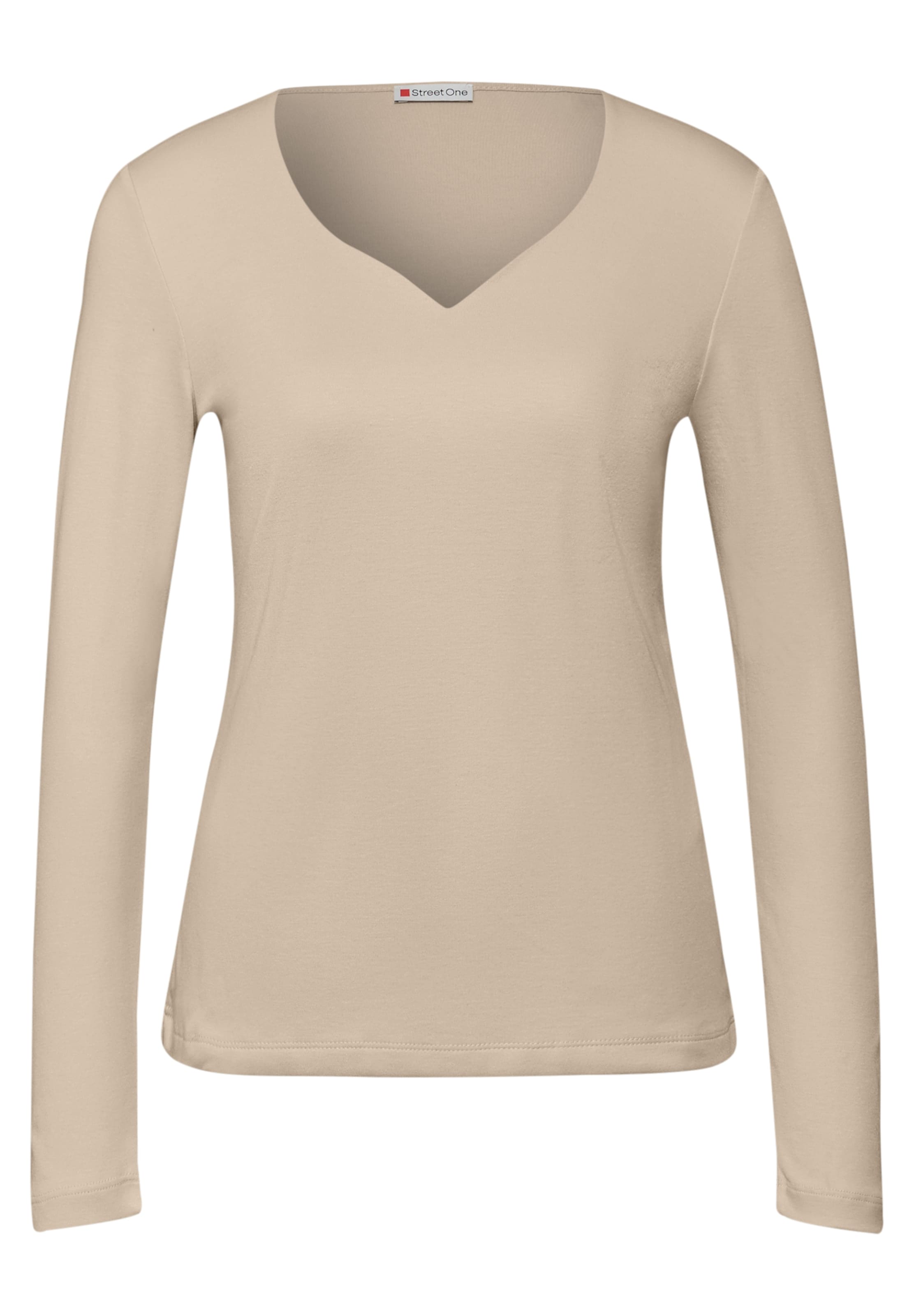 STREET ONE Shirt in Beige: front