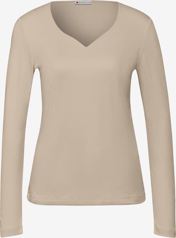STREET ONE Shirt in Beige: Vorderseite