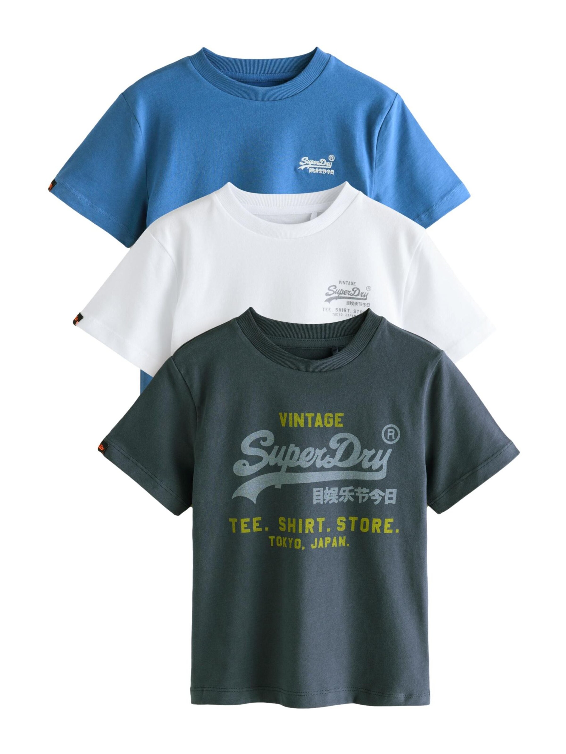 Superdry & Co Футболка в Синий: спереди