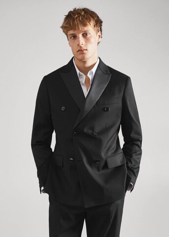 MANGO MAN Slim fit Suit Jacket 'Sveta' in Black: front