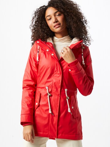 Ragwear Prehodna jakna 'Monadis' | rdeča barva: sprednja stran