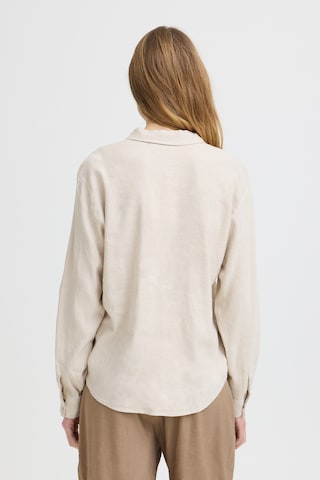 Pulz Blouse 'PZLUCA' in Beige