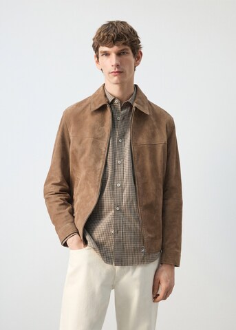 MANGO MAN Between-Season Jacket 'Maximo' in Beige: front