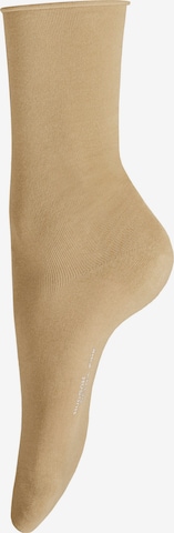 Hudson Sokken 'Relax Fine' in Beige: voorkant