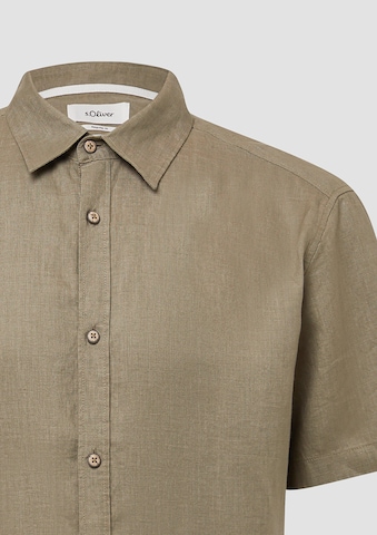 s.Oliver Comfort Fit Hemd in Grün