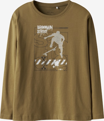 Maglietta 'NKMVAGNO' di NAME IT in marrone: frontale