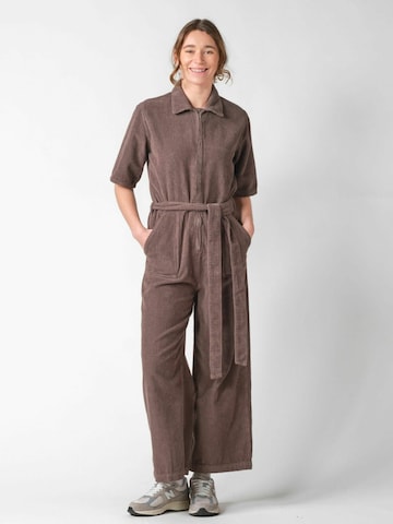 Klitmøller - Jumpsuit ' Asta ' en beige: frente