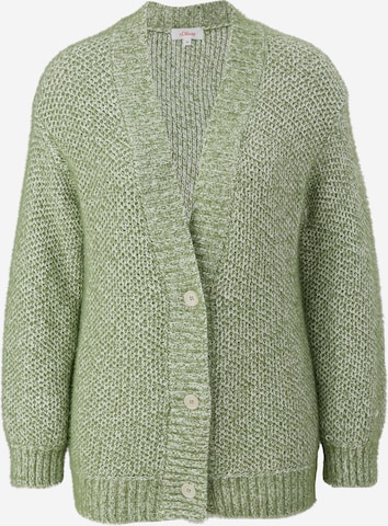 Cardigan s.Oliver en vert : devant