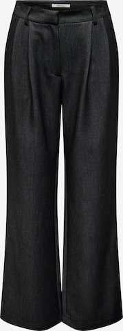 Pantalon à pince 'ONLHattie' ONLY en noir : devant