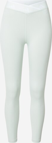 ADIDAS PERFORMANCE Skinny Sportbroek 'Techfit V-Shaped Elastic' in Groen: voorkant