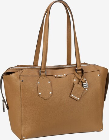 BOSS Black Shopper in Brown: front