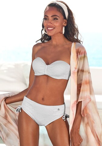 LASCANA Bikini bottom in White: front