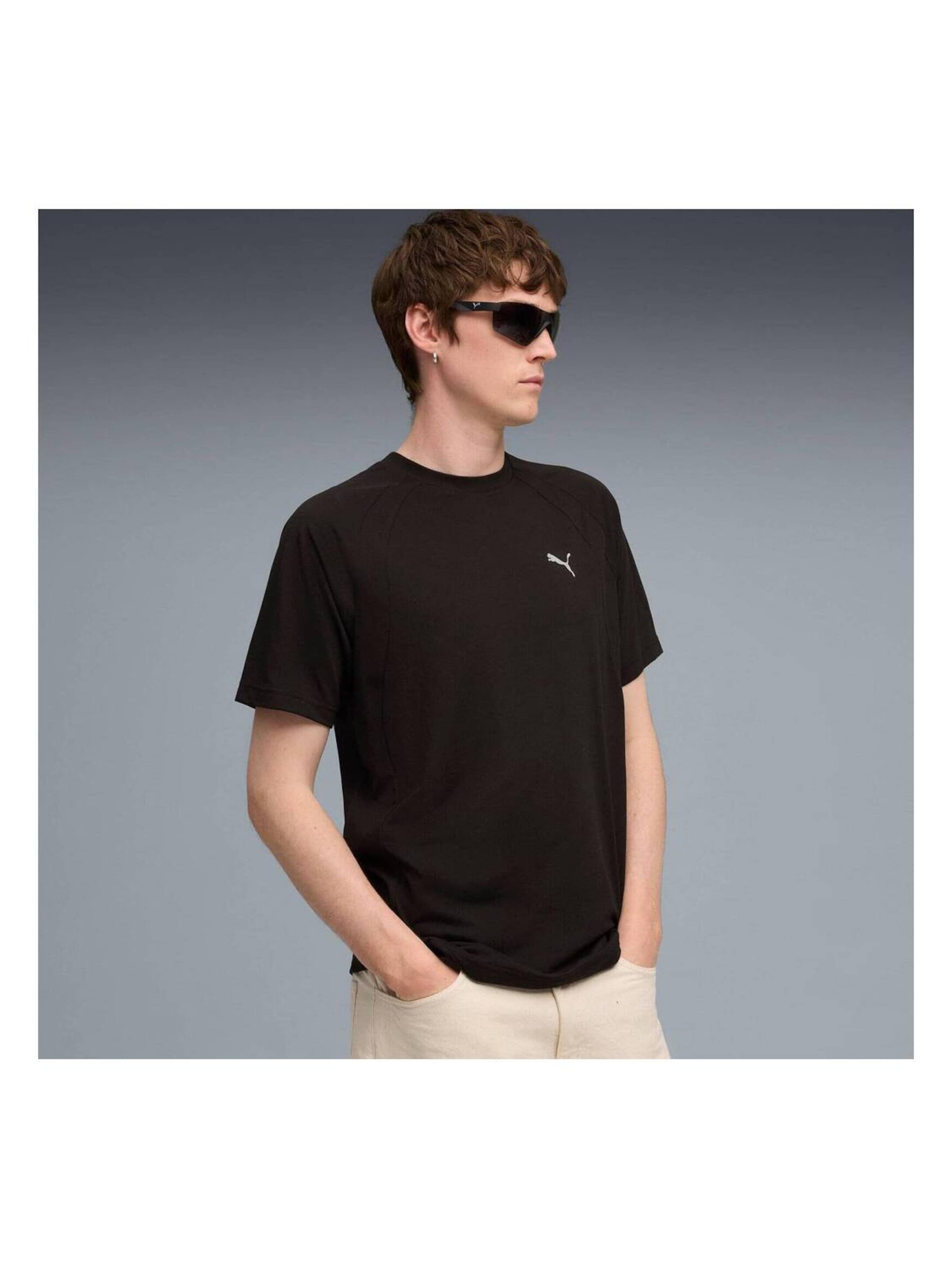 PUMA Shirt 'Evostripe'‌‌‌‌‌‌ in Schwarz