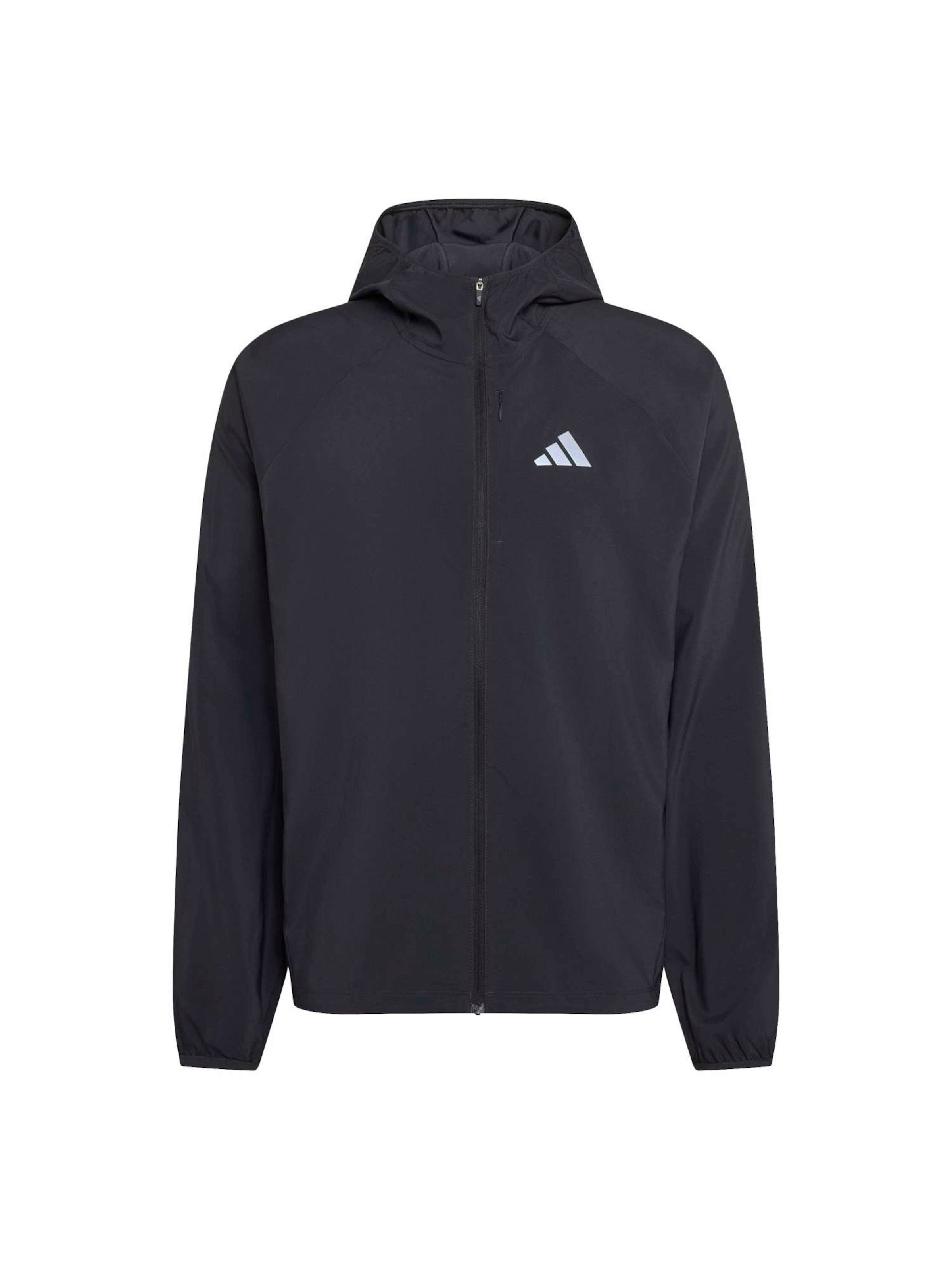 ADIDAS PERFORMANCE Μπουφάν άσκησης 'Adi365 Running Essentials' σε μαύρο: μπροστά