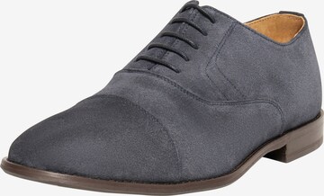 Henry Stevens Lace-Up Shoes 'Wallace CO' in Blue: front