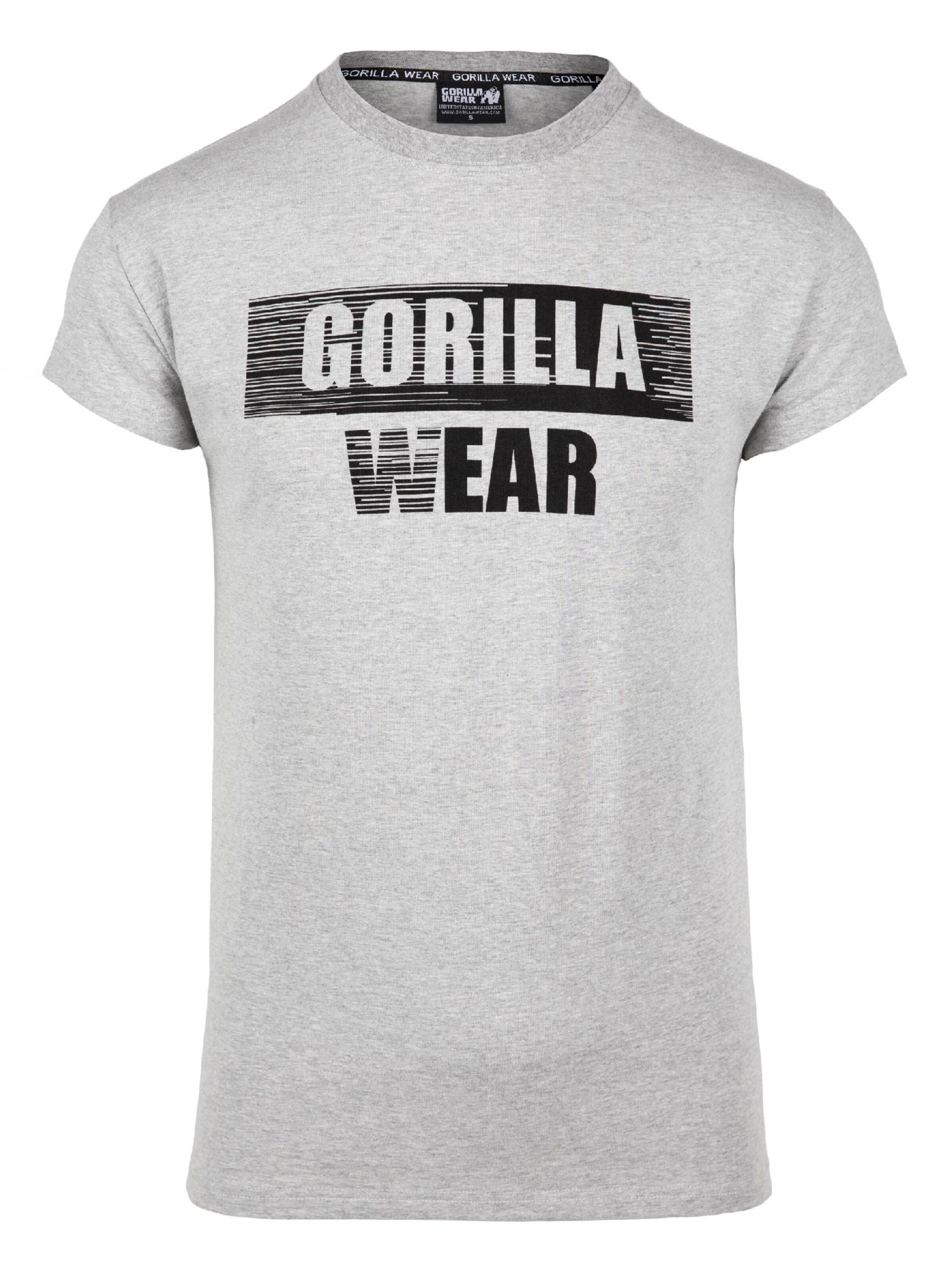 Gorilla Wear Functioneel shirt 'Murray' in Grijs: voorkant