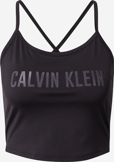 Calvin Klein Performance Спортен топ в сиво / черно, Преглед на продукта