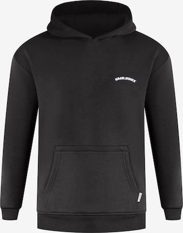 Smilodox Sweatshirt 'Jerrick' in Zwart: voorkant