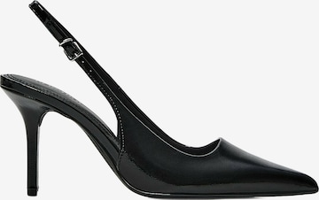 Bershka Lodičky – černá: přední strana