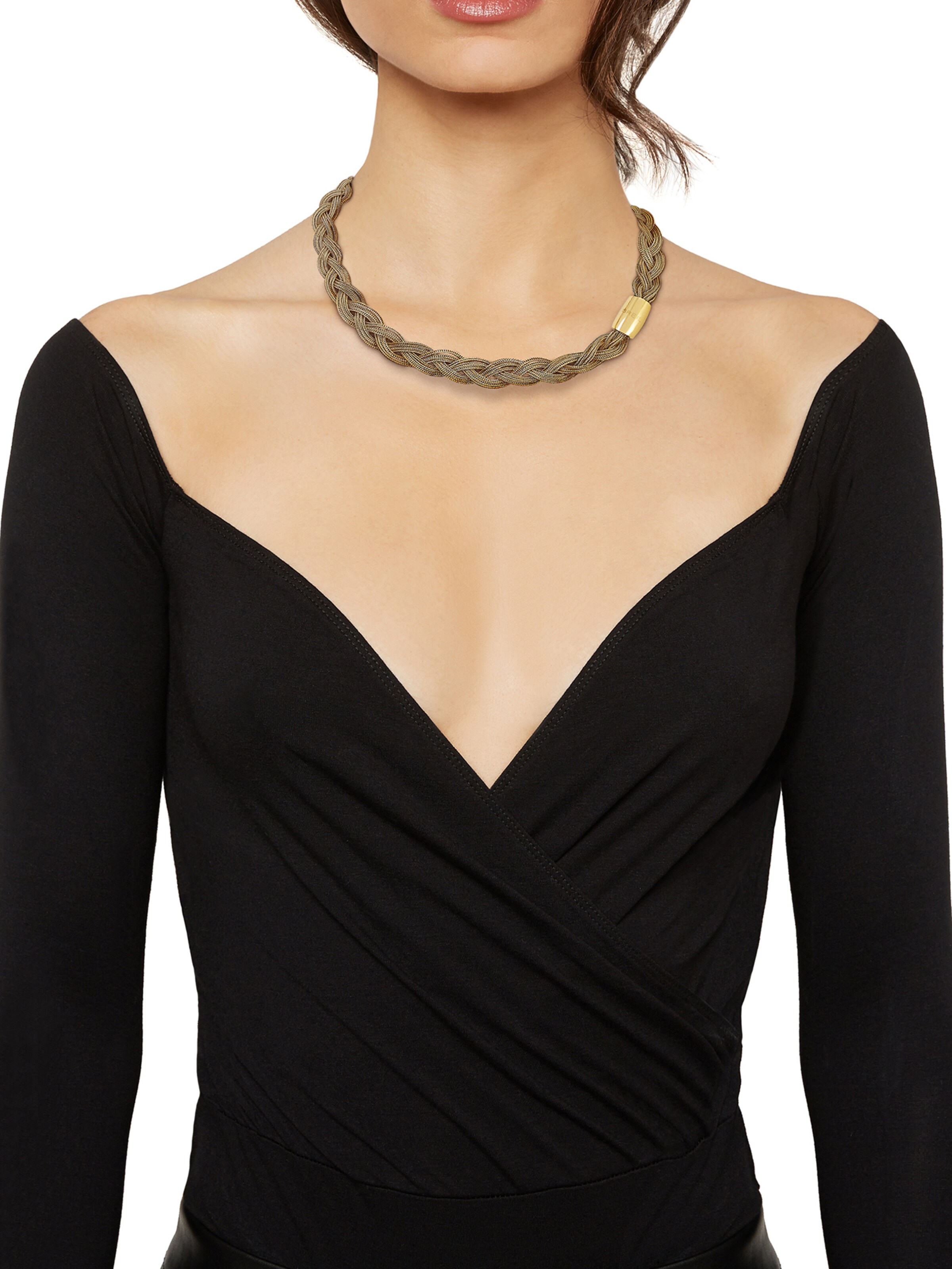 Collana di Breil in oro: frontale