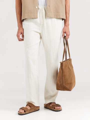 BLEND Regular Pants 'BHMAXIM' in White: front