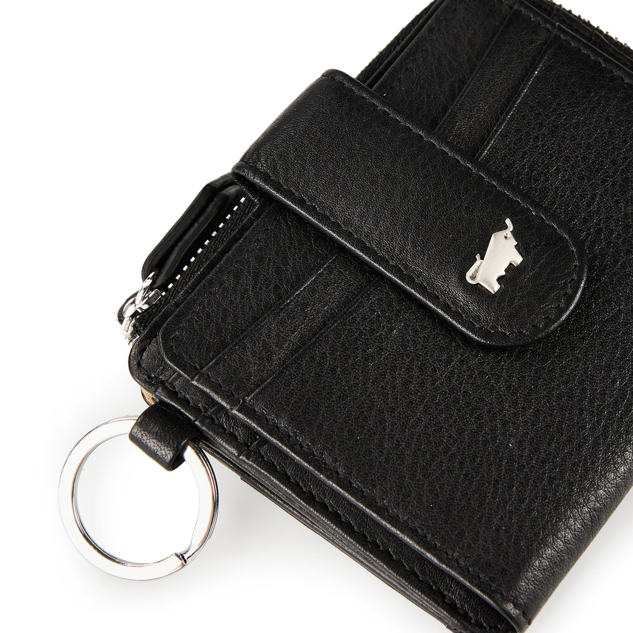 Porte-monnaies 'Joy' Braun Büffel en noir