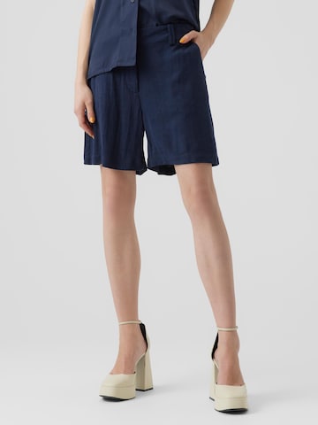 VERO MODA Loose fit Pants 'Verhera' in Blue: front