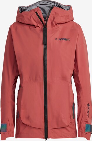 Veste outdoor 'Myshelter' ADIDAS TERREX en rouge : devant