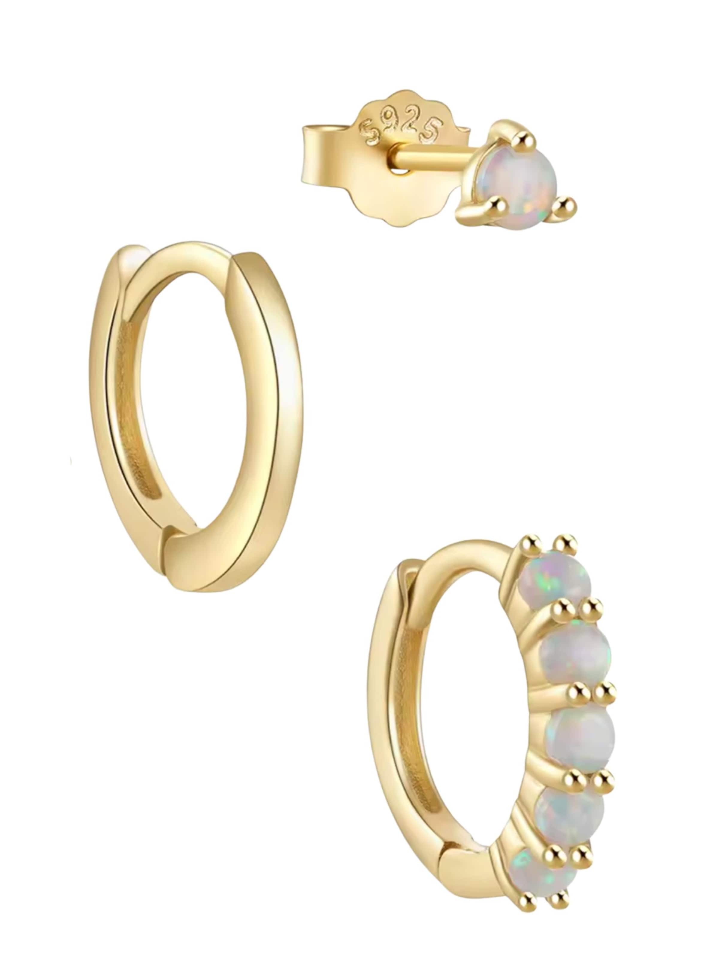 Kamiko Piercings 'OPHEL' in Goud: voorkant