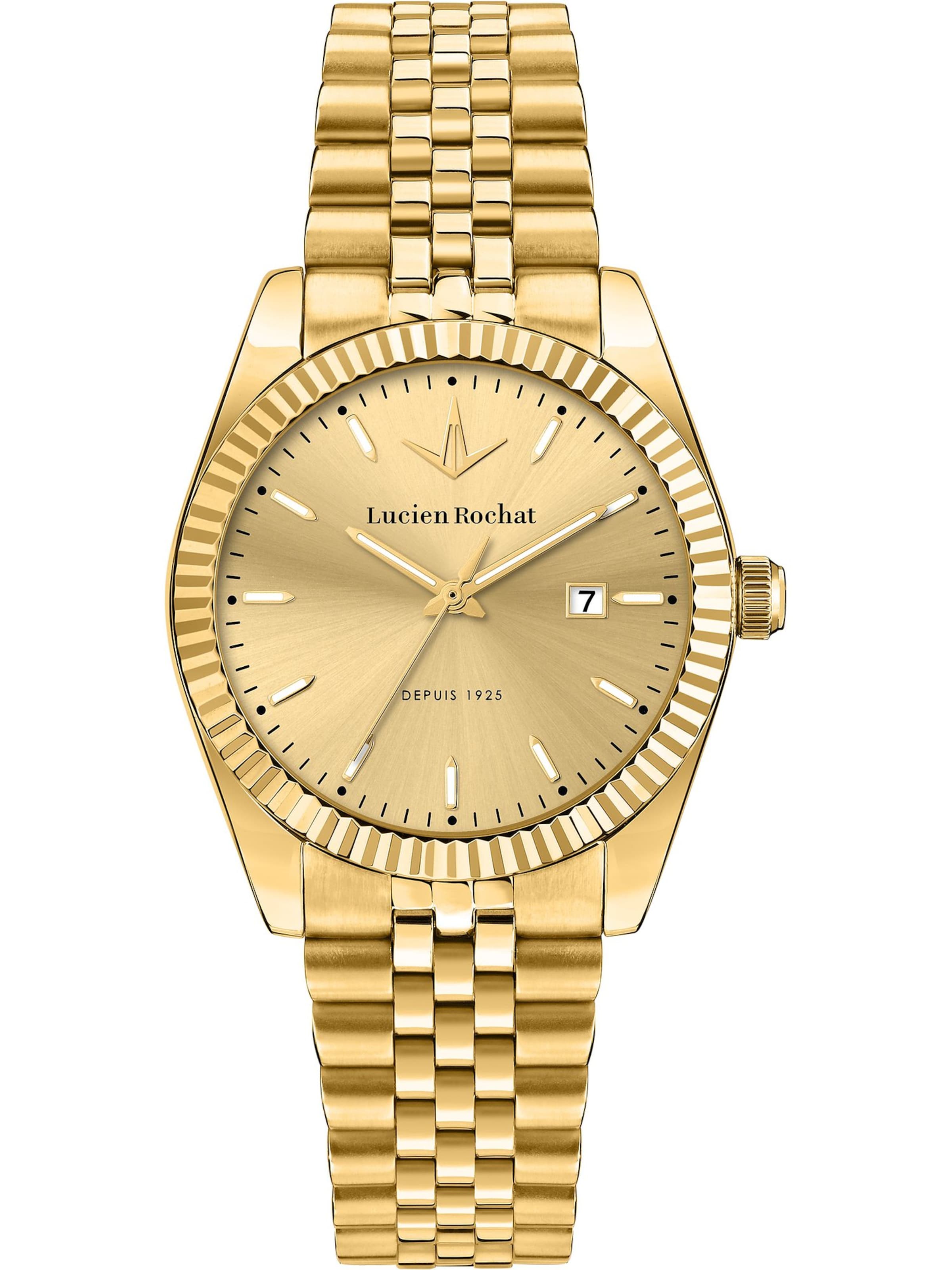 Lucien Rochat Analog Watch in Gold: front