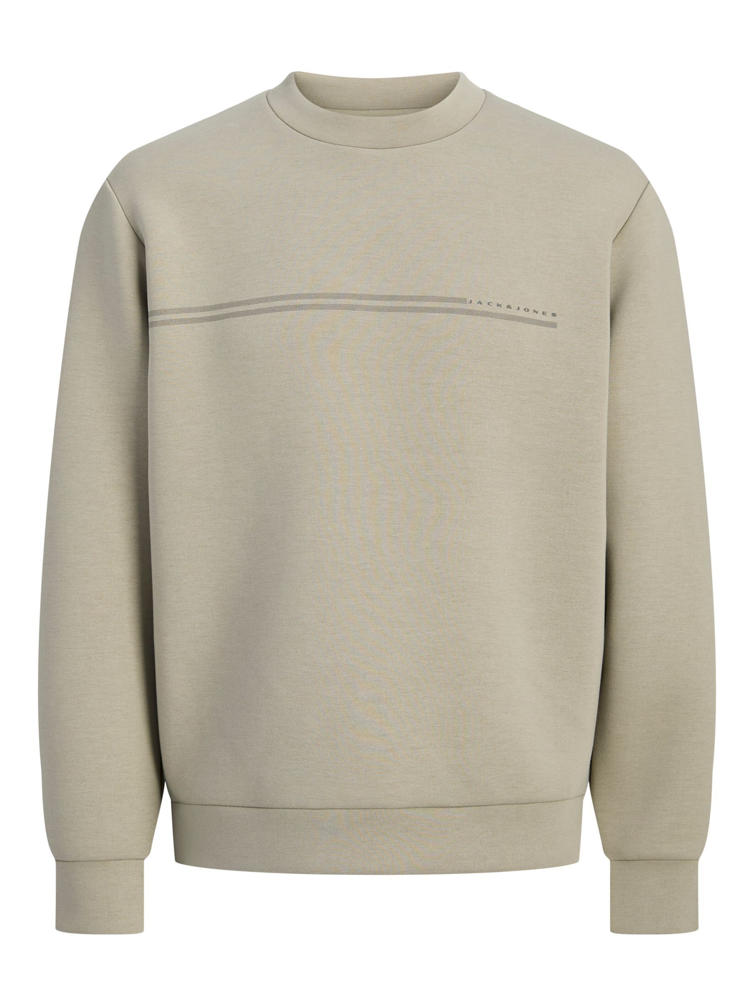 JACK & JONES Sweatshirt in Beige: Vorderseite