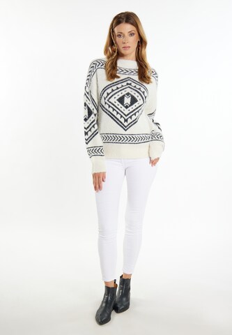 usha FESTIVAL Sweater 'Rakata' in White