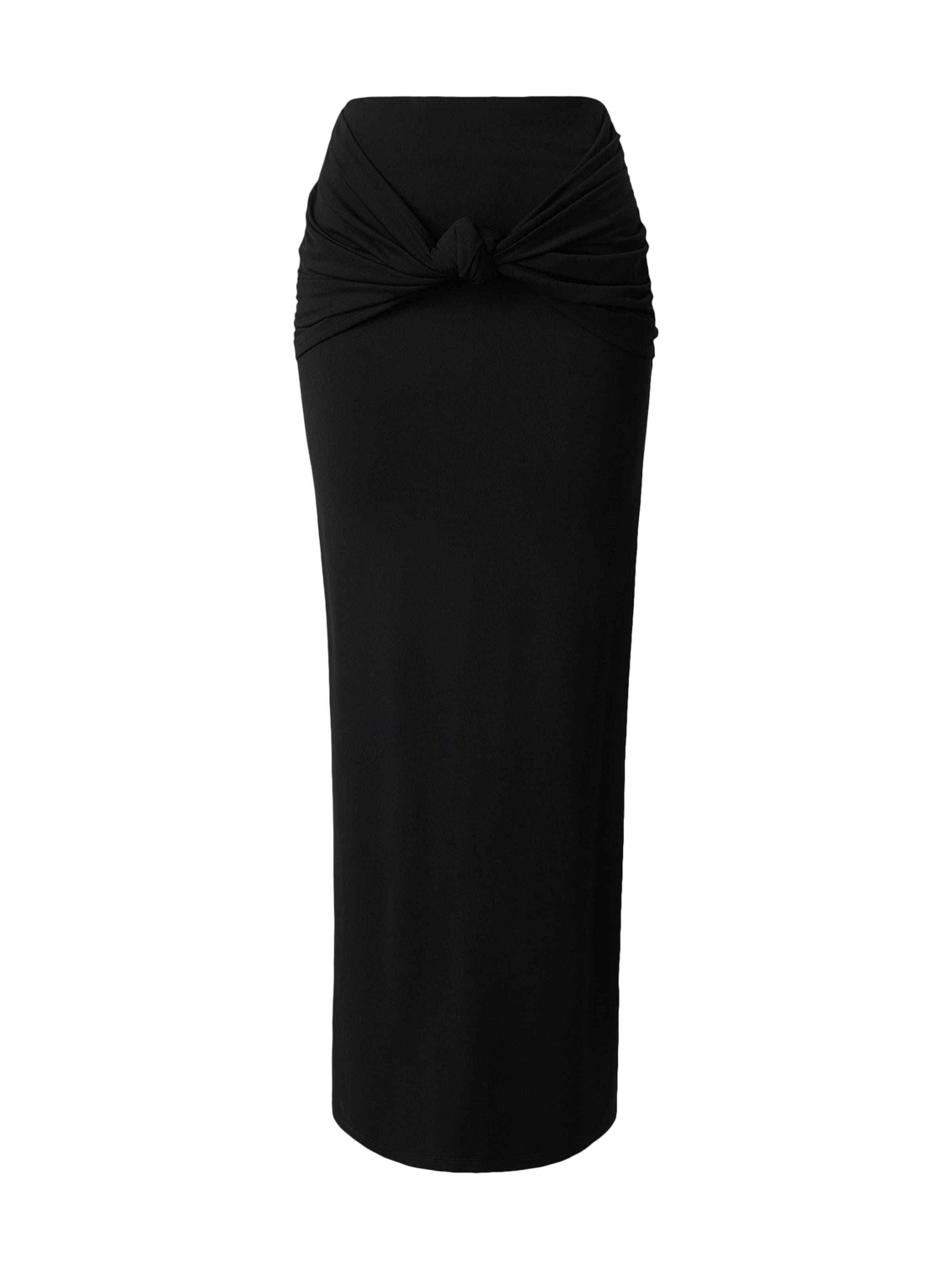 Jupe Tatiana Zidekova en noir : devant