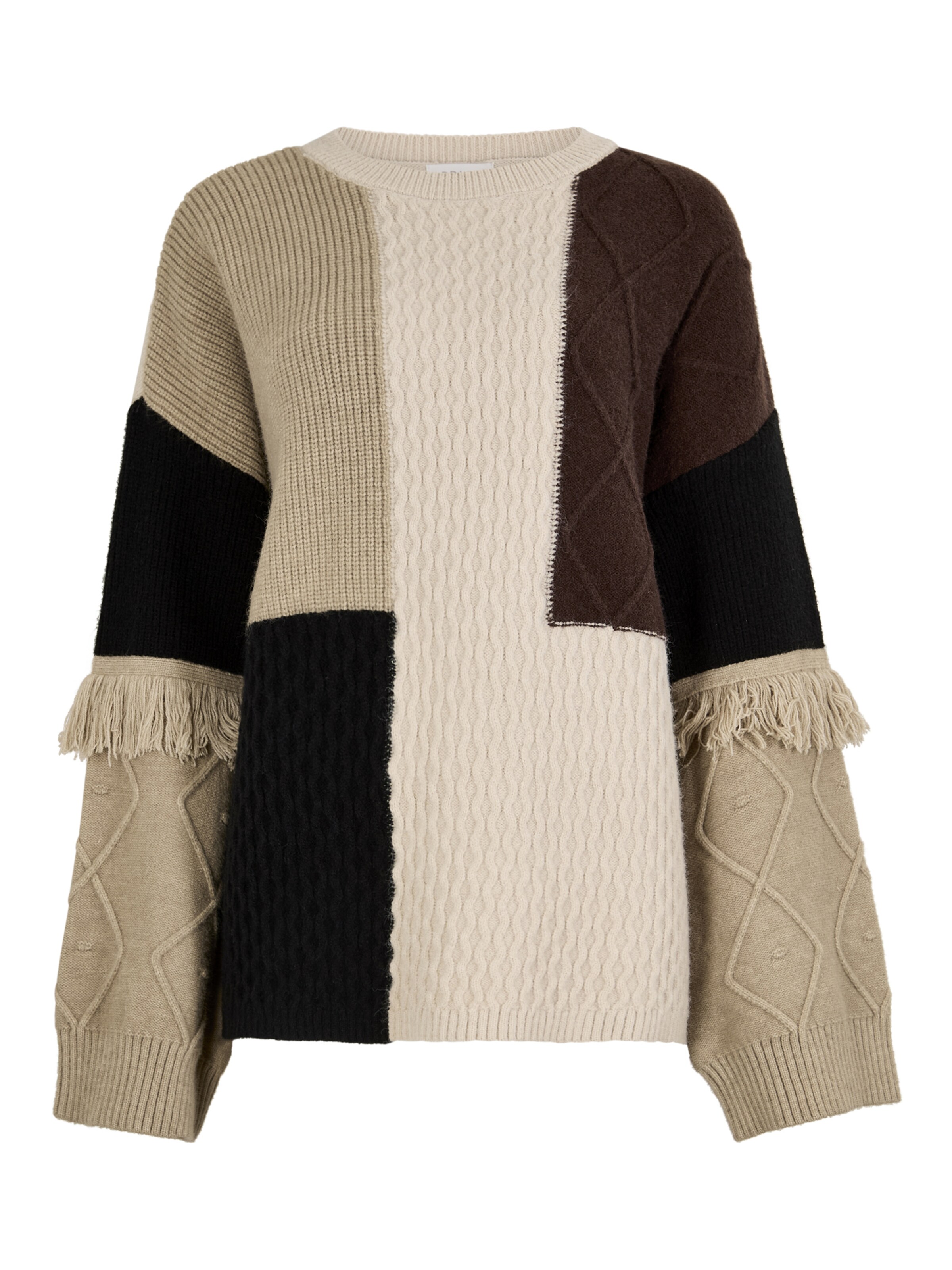 Apricot Sweater in Brown: front
