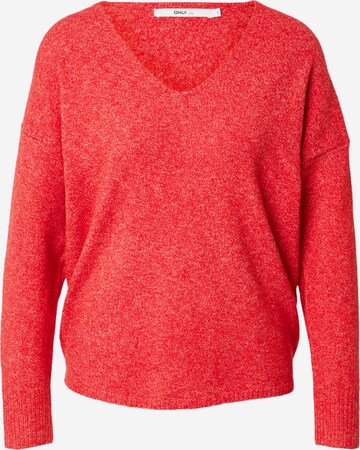 ONLY Sweater 'RICA' in Red: front