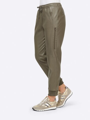 heine Tapered Trousers in Green