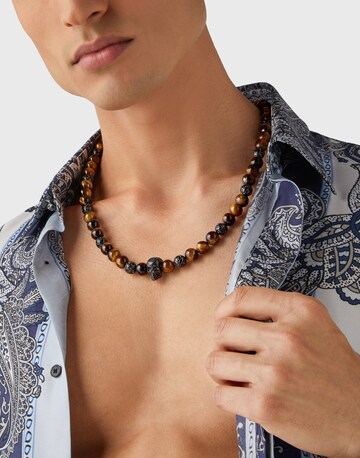 Philipp Plein Jewellery Necklace 'Elite' in Brown