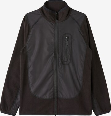 s.Oliver Fleece Jacket in Black: front