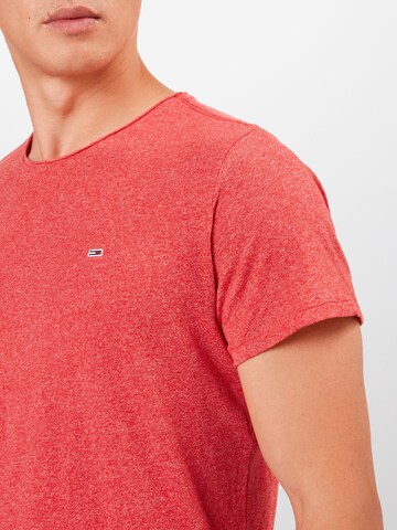 T-Shirt 'Jaspe' Tommy Jeans en rouge