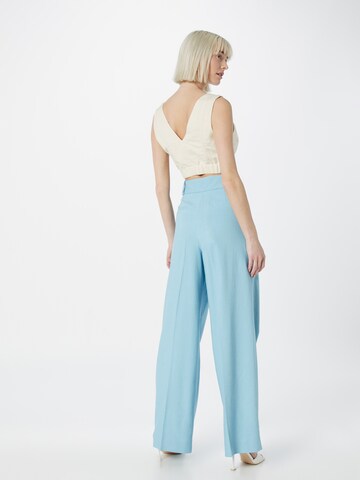 IVY OAK Wide leg Trousers with creases 'PEONY VERA' in Blue