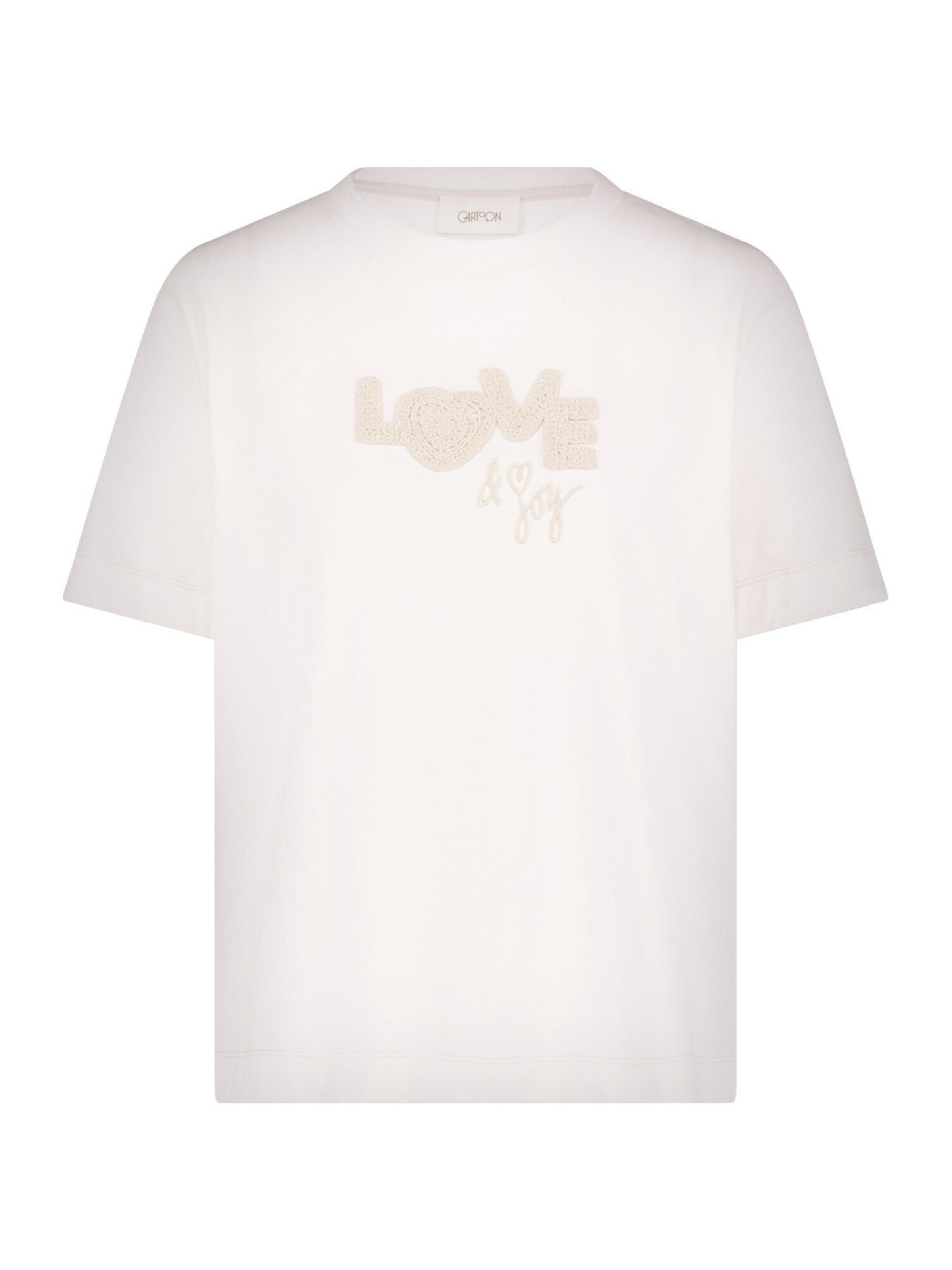 Cartoon Shirt in White: front
