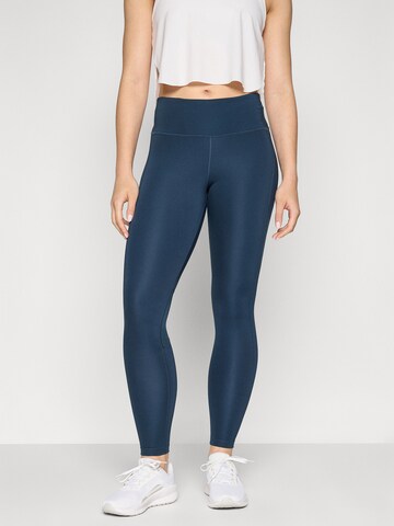 NIKE Skinny Spodnie sportowe 'Epic Fast' w kolorze niebieski: przód