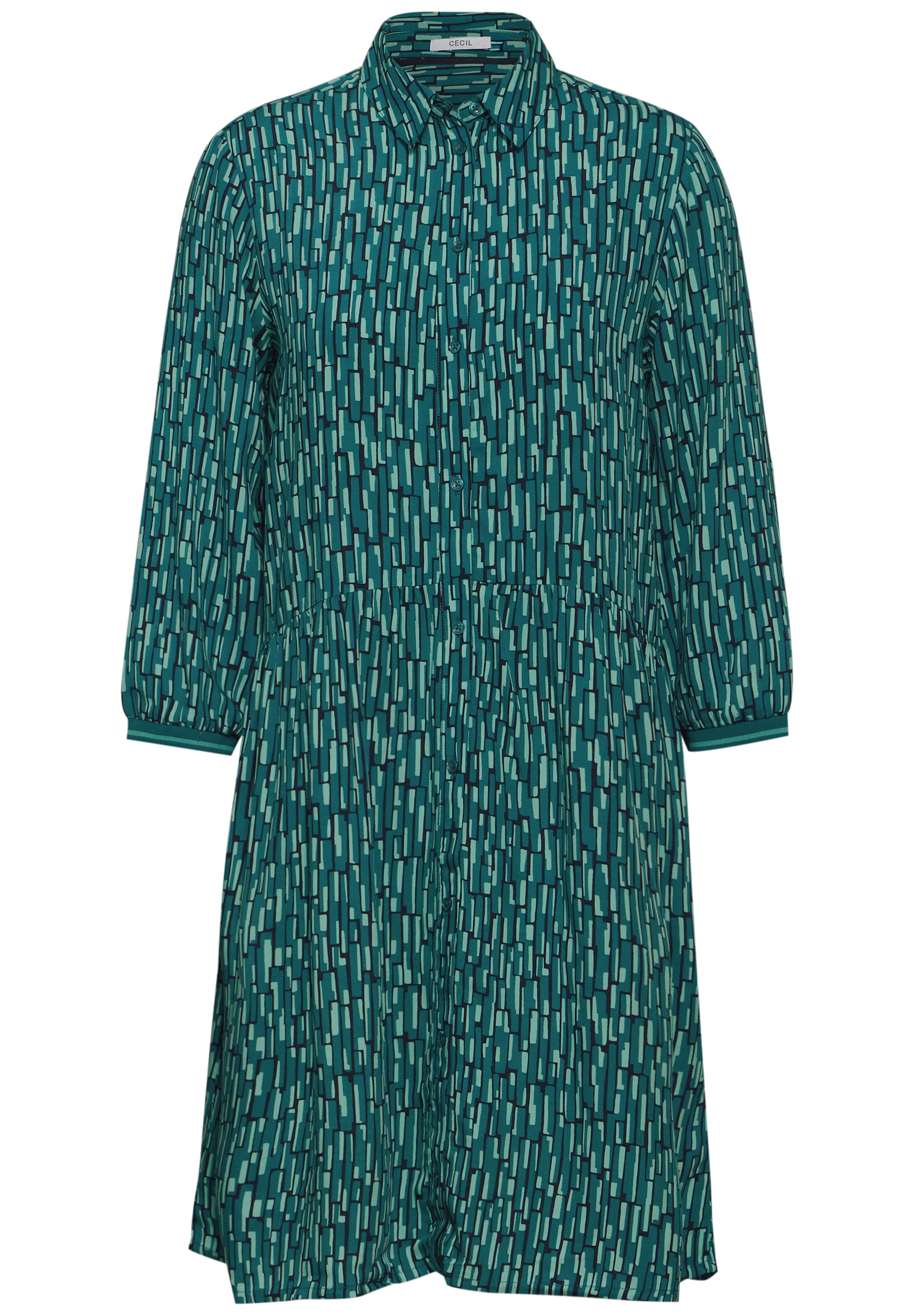 CECIL Blusenkleid in Grün: Vorderseite